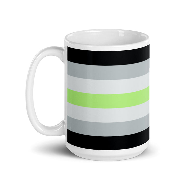 Agender Pride Flag Mug Mugs The Rainbow Stores