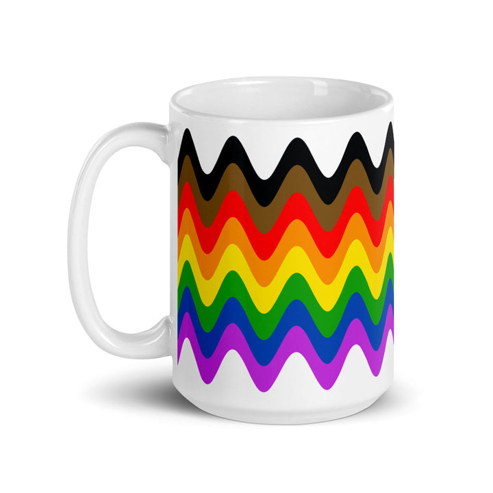 Philadephia POC Rainbow Pride Flag Mug Mugs The Rainbow Stores