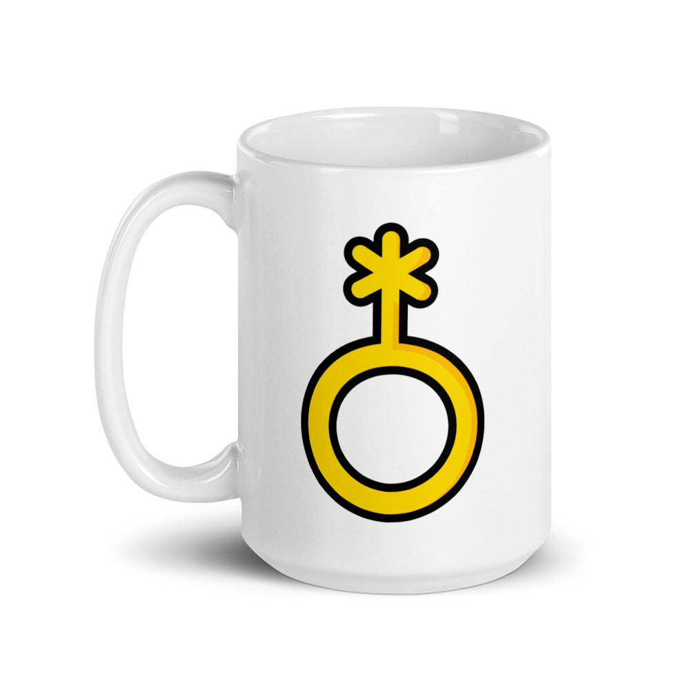 Non-Binary Symbol Mug Mugs The Rainbow Stores