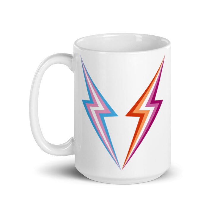 Trans Lesbian Lightning Mug Mugs The Rainbow Stores