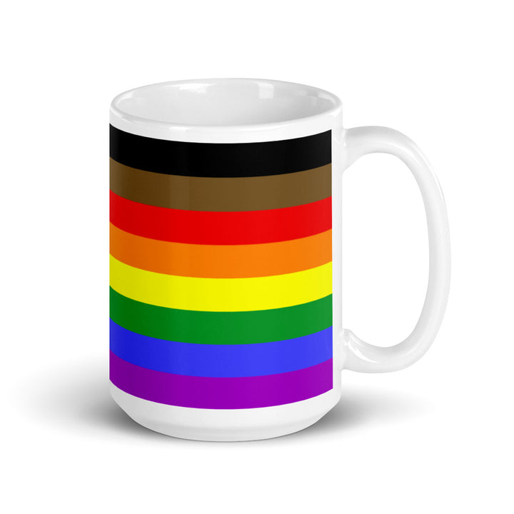 POC Inclusive Rainbow Pride Flag Mug Mugs The Rainbow Stores