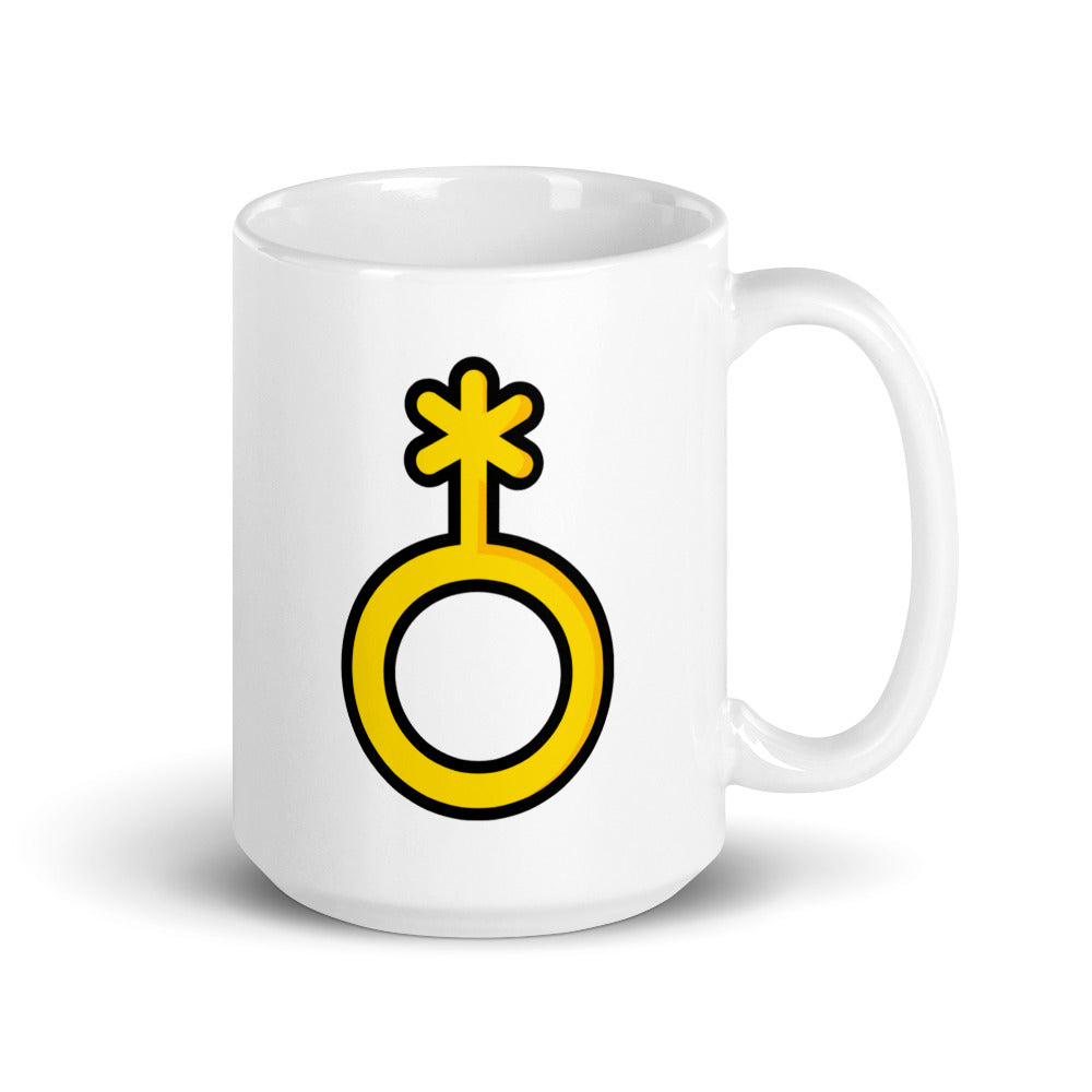 Non-Binary Symbol Mug Mugs The Rainbow Stores