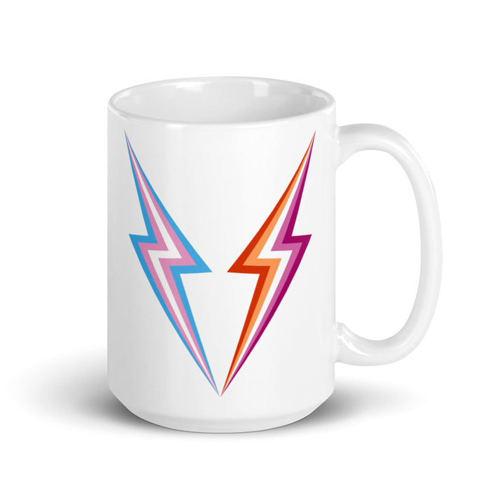 Trans Lesbian Lightning Mug Mugs The Rainbow Stores