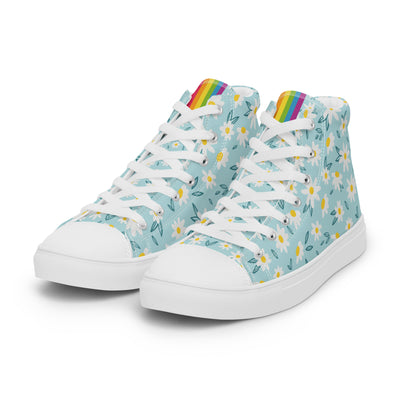 Rainbow Daisy High Top Trainers (female sizes) High Tops The Rainbow Stores
