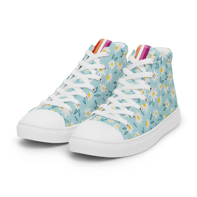 Lesbian Daisy High Top Shoes (female sizes) High Tops The Rainbow Stores