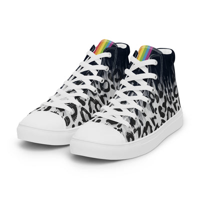 Faded Leopard High Top Trainers (female sizes) High Tops The Rainbow Stores