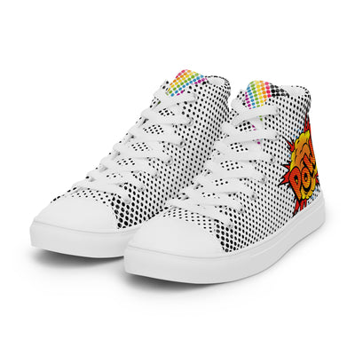 Pow! Pop Art High Top Trainers (female sizes) High Tops The Rainbow Stores