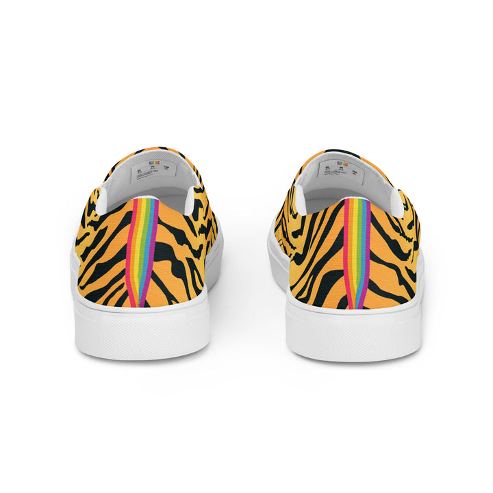 Rainbow Tiger Print Slip-on Shoes (female sizes) Slip Ons The Rainbow Stores