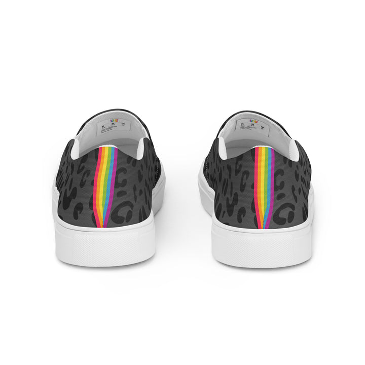 Rainbow Black Leopard Slip-on Shoes (female sizes) Slip Ons The Rainbow Stores