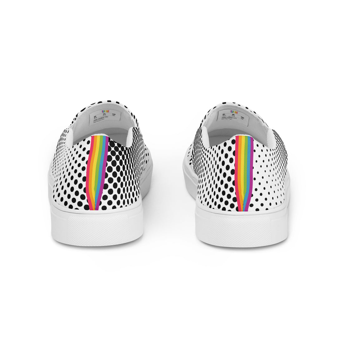 Pop Art Dots Slip-on shoes (female sizes) Slip Ons The Rainbow Stores