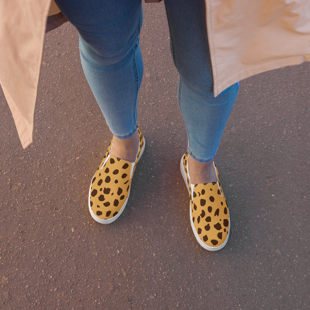 Rainbow Cheetah Print Slip-on Shoes (female sizes) Slip Ons The Rainbow Stores