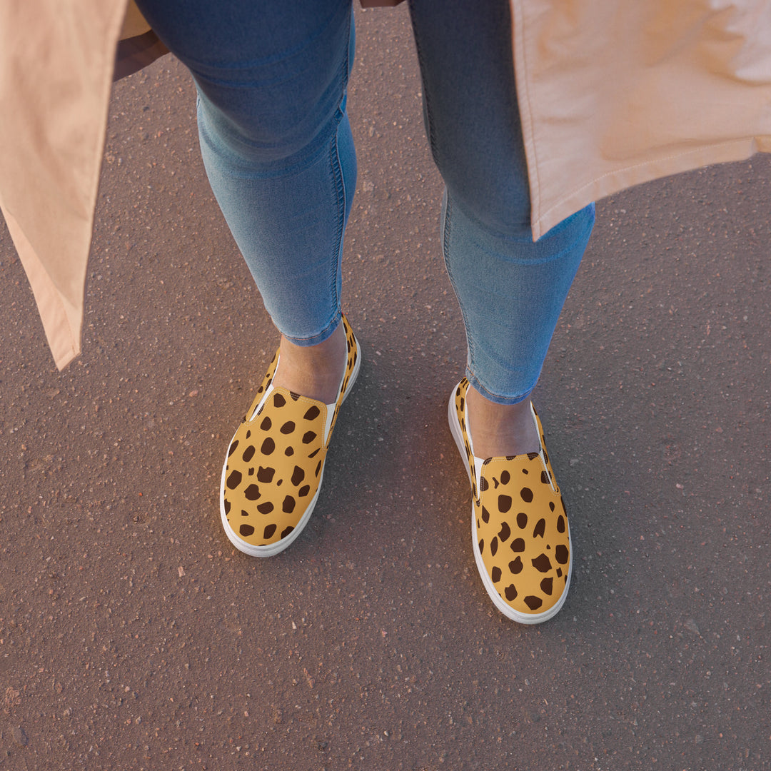 Rainbow Cheetah Print Slip-on Shoes (female sizes) Slip Ons The Rainbow Stores