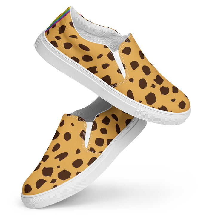 Rainbow Cheetah Print Slip-on Shoes (female sizes) Slip Ons The Rainbow Stores