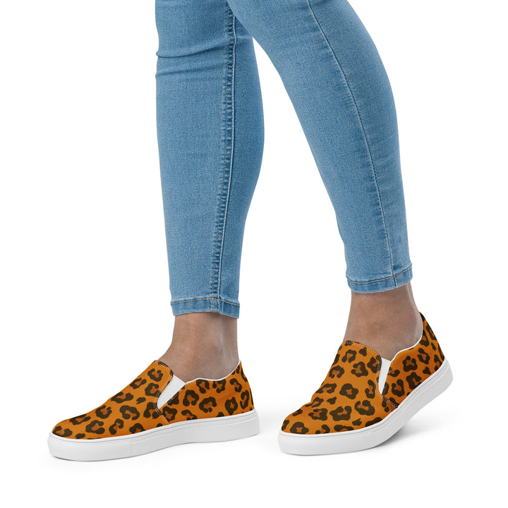 Leopard Print Rainbow Slip-on Shoes (female sizes) Slip Ons The Rainbow Stores