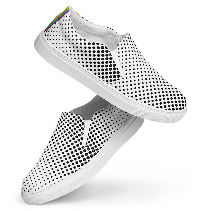 Pop Art Dots Slip-on shoes (female sizes) Slip Ons The Rainbow Stores