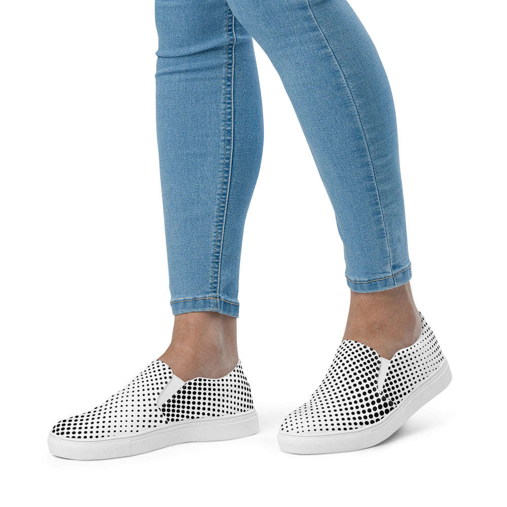 Pop Art Dots Slip-on shoes (female sizes) Slip Ons The Rainbow Stores