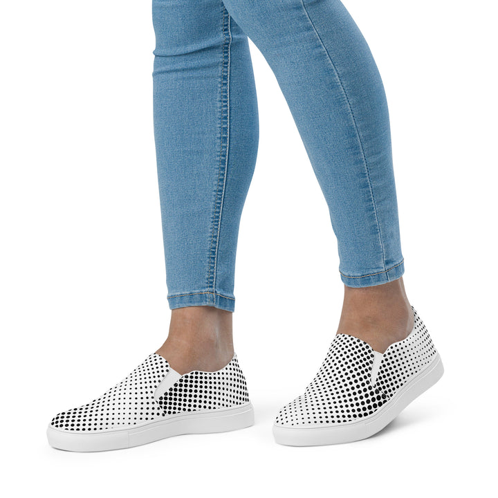 Pop Art Dots Slip-on shoes (female sizes) Slip Ons The Rainbow Stores
