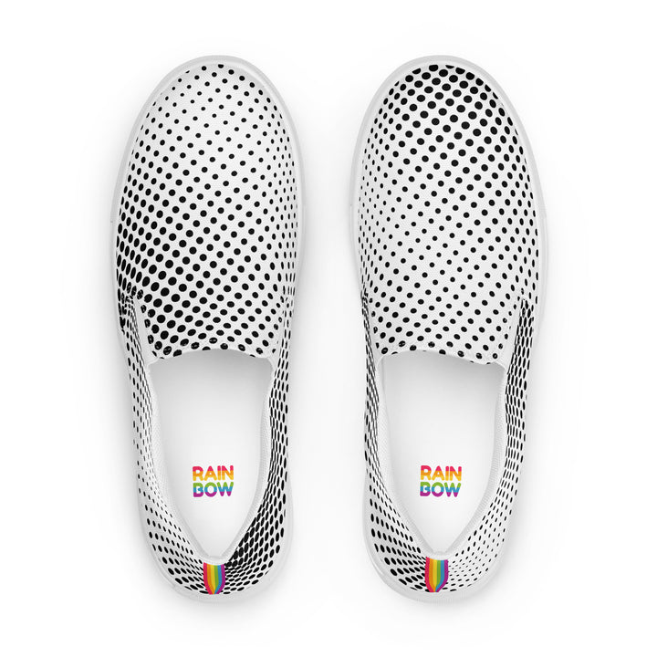 Pop Art Dots Slip-on shoes (female sizes) Slip Ons The Rainbow Stores