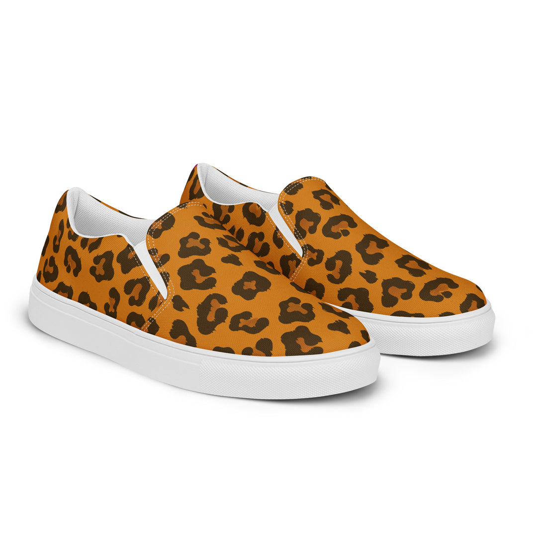 Leopard Print Rainbow Slip-on Shoes (female sizes) Slip Ons The Rainbow Stores
