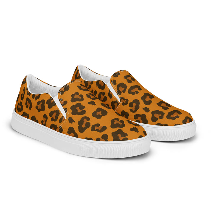 Leopard Print Rainbow Slip-on Shoes (female sizes) Slip Ons The Rainbow Stores